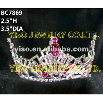 Tiaras de coroa de strass